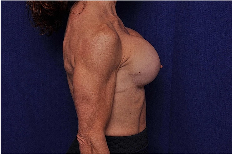 Athletic person showcasing strength and physique.