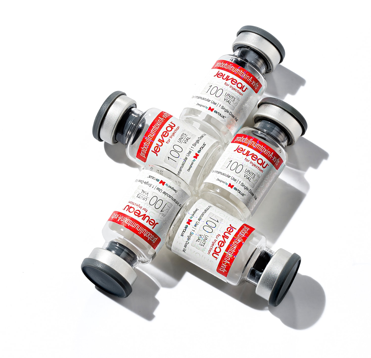 Jeuveau injection product with promotional messaging.